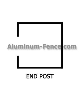 OnGuard Heron 3H End Post