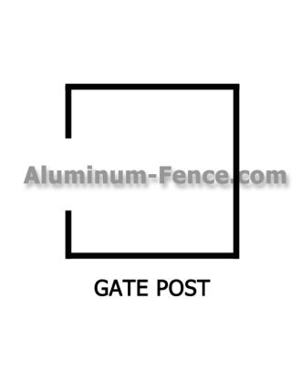 OnGuard Heron 3H Gate Post