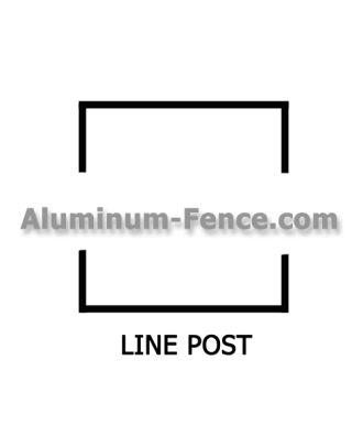 OnGuard Heron 3H Line Post